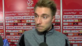 Christian Eriksen: trzeci gol dla Polski "zabił mecz"