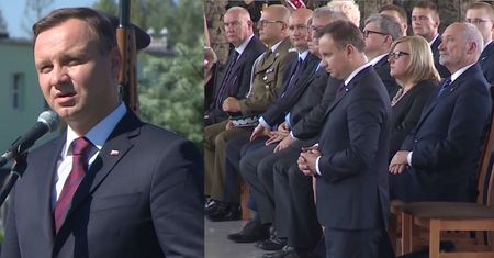 Prezydent Duda odsłonił tablicę upamiętniającą Lecha i Marię Kaczyńskich