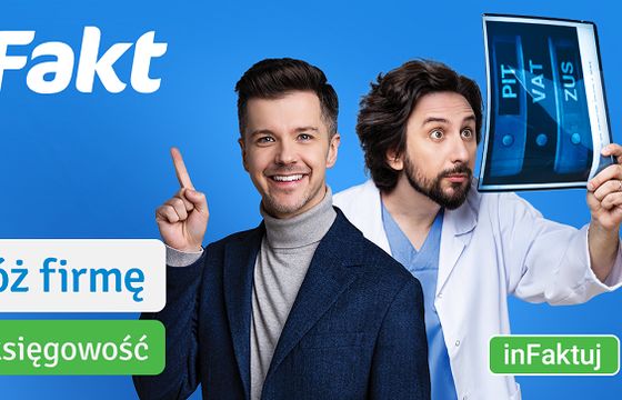 Radosław Kotarski i Włodek Markowicz w kampanii inFakt