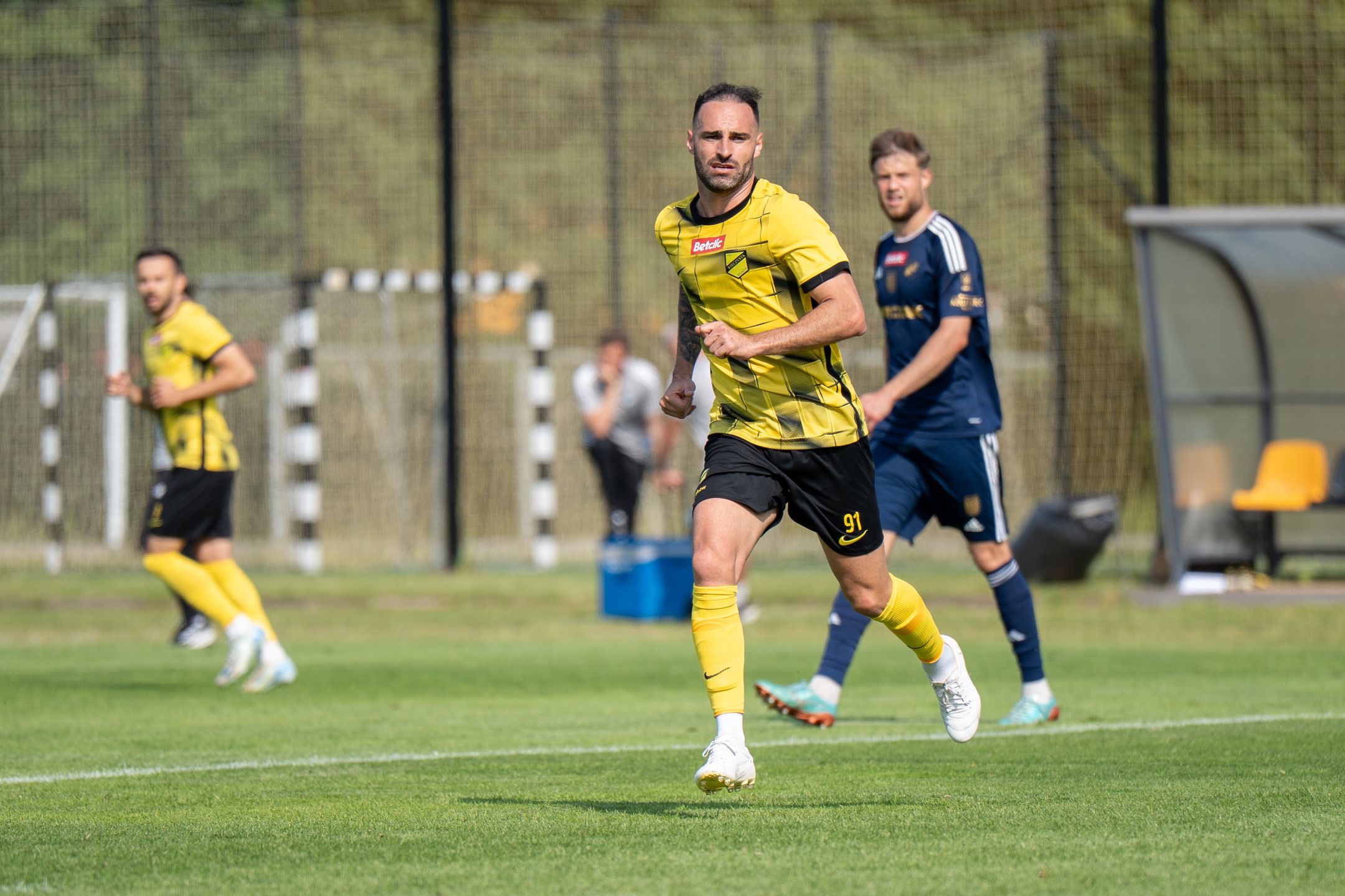 Rafael Lopes plays during the game between Wieczysta Krakow and KKS Kalisz in Krakow, Poland, on June 12, 2025, in a Betclic 2 Liga, Polish football second league match at Wieczysta Stadium. (Photo by Marcin Golba/NurPhoto via Getty Images)