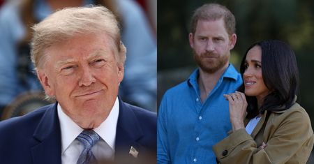 Donald Trump czule ocenia przeprowadzkę Meghan Markle i księcia Harry'ego. "Cieszę się z tego"