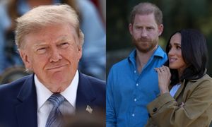 Donald Trump czule ocenia przeprowadzkę Meghan Markle i księcia Harry'ego. "Cieszę się z tego"