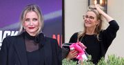 Cameron Diaz w codziennej odsłonie. 52-latkę "przyłapano" w dresach i bez makijażu