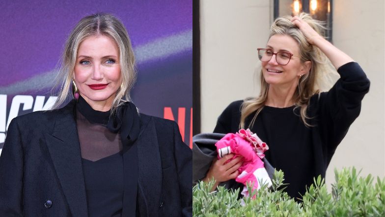 Cameron Diaz w codziennej odsłonie. 52-latkę "przyłapano" w dresach i bez makijażu