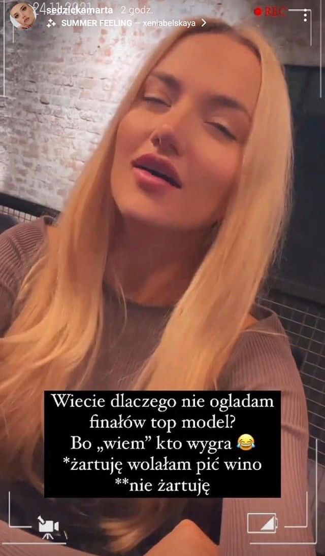 Marta Sędzicka komentuje finał Top Model 10
