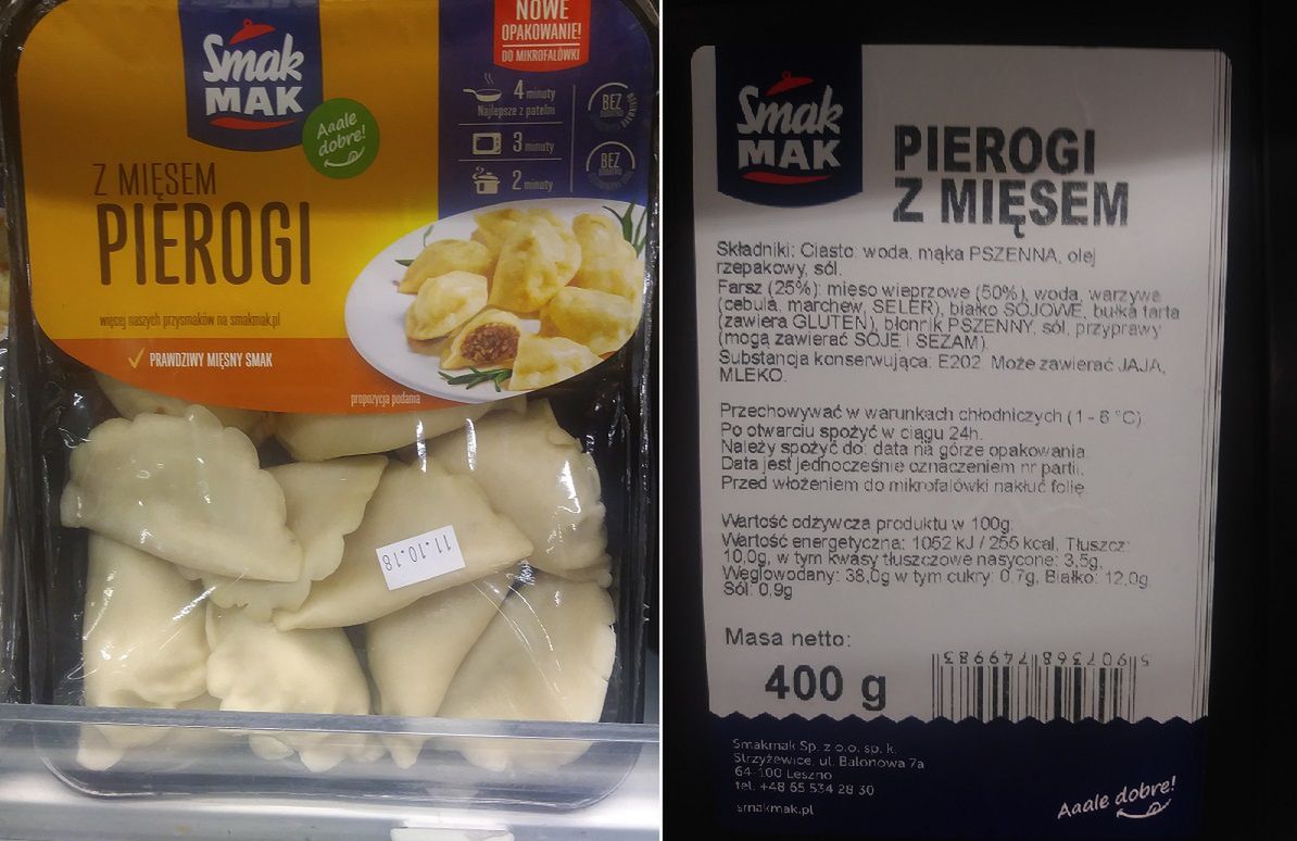 Co tak naprawdę zawierają pierogi z mięsem?