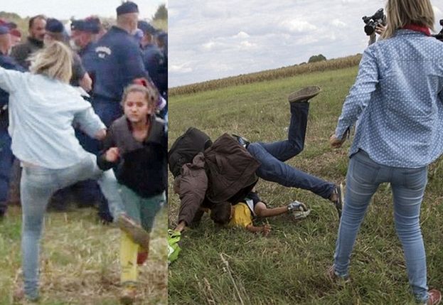 Węgierska dziennikarka, która kopała uchodźców, PRZEPRASZA: "Nie jestem złą kobietą, COŚ WE MNIE PĘKŁO!"