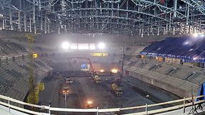 Hala Kraków Arena na 3 miesiące przed zakończeniem budowy