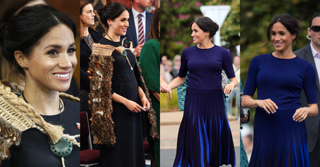 Meghan Markle zachwyca w dwóch kreacjach przedostatniego dnia pobytu w Nowej Zelandii (ZDJĘCIA)