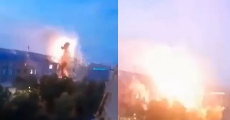 Silna eksplozja w rosyjskiej fabryce. Jedna osoba nie żyje. Jest nagranie