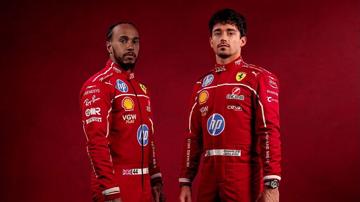 Instagram / Ferrar / Na zdjęciu: Lewis Hamilton (z lewej) i Charles Leclerc