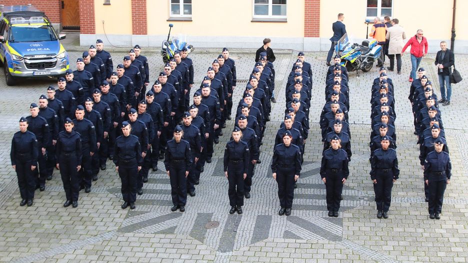 Ślubowanie policjantów w Szczecinie
