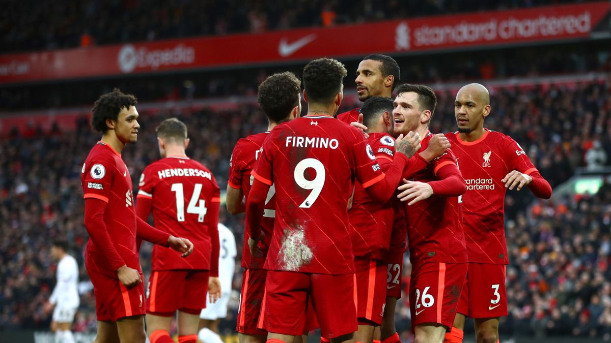 radość piłkarzy Liverpool FC