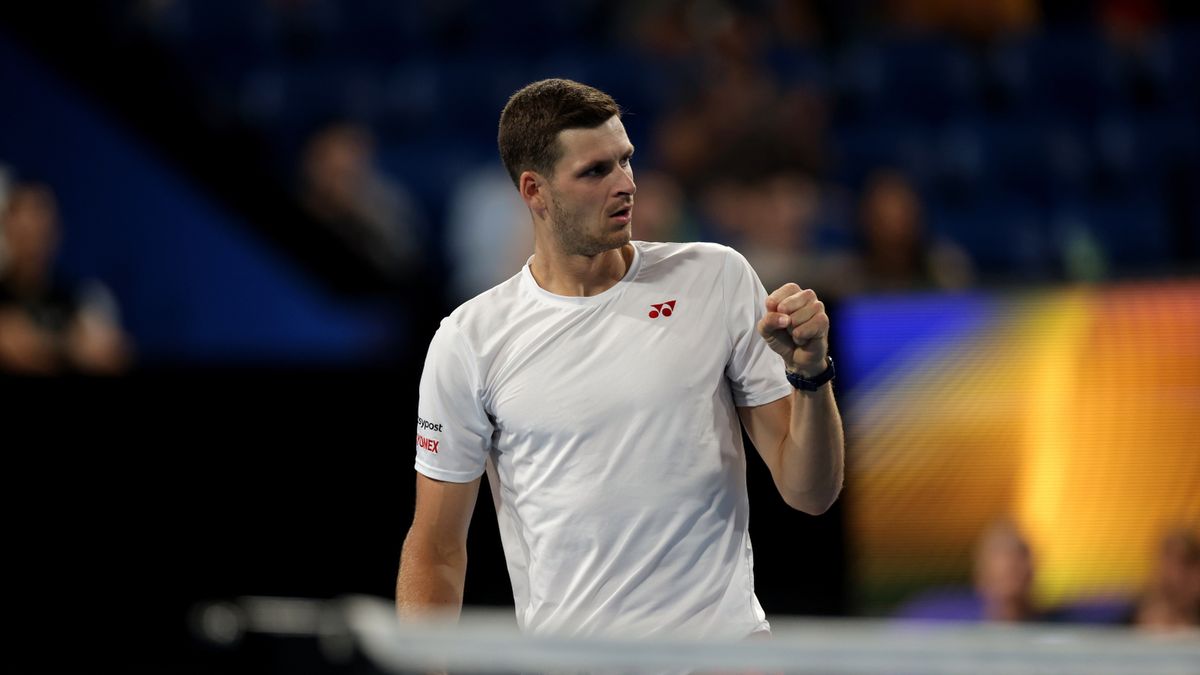 PAP/EPA / Richard Wainwright / Na zdjęciu: Hubert Hurkacz