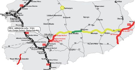 Pierwsza część obwodnicy Olsztyna już otwarta dla kierowców