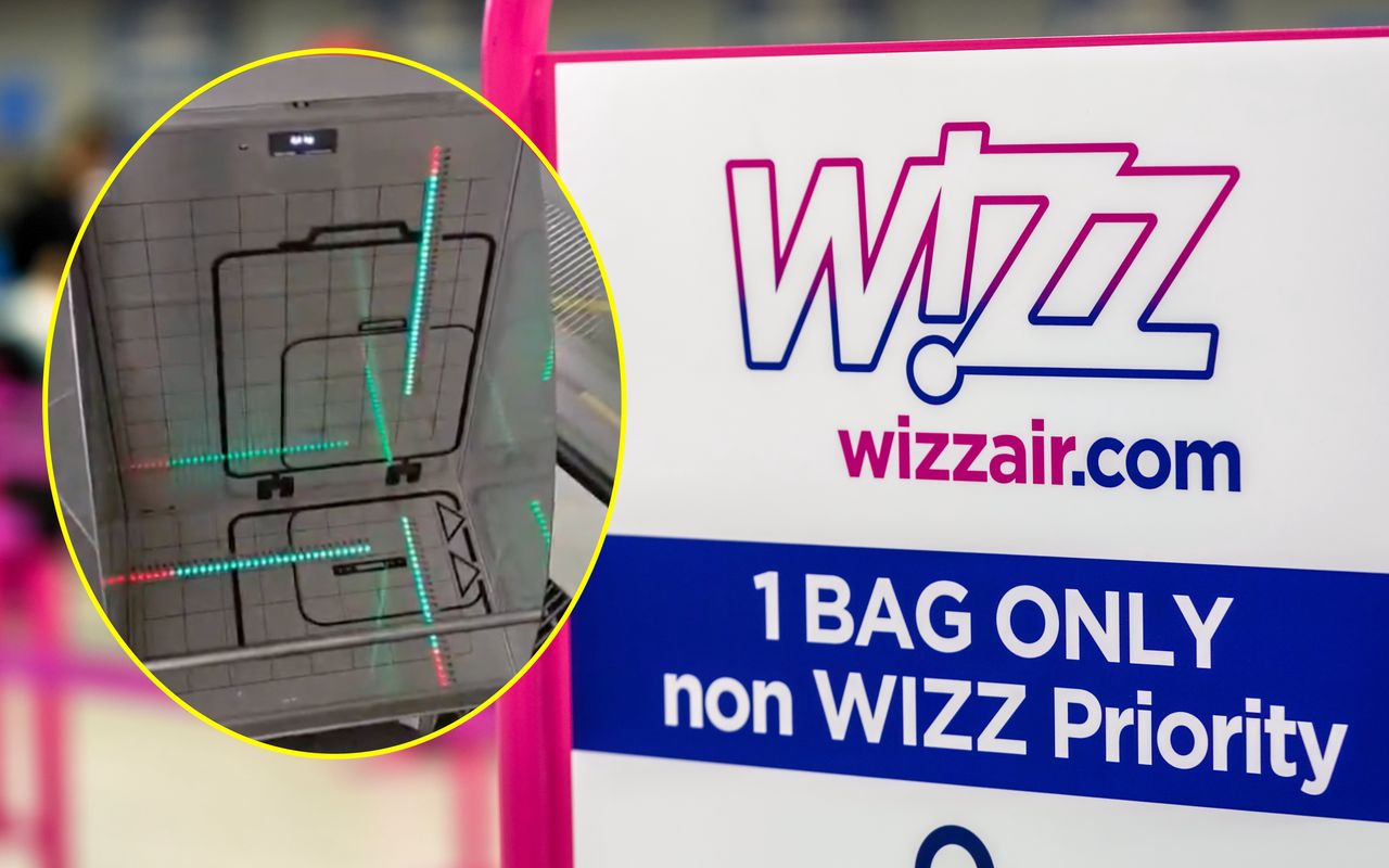 Wizz Air testuje nowe miarki bagażowe. Wyglądają groźnie