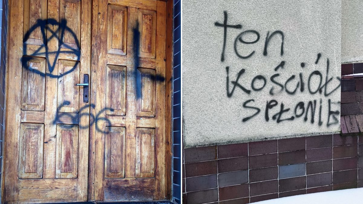 Zniszczyli elewację kościoła.