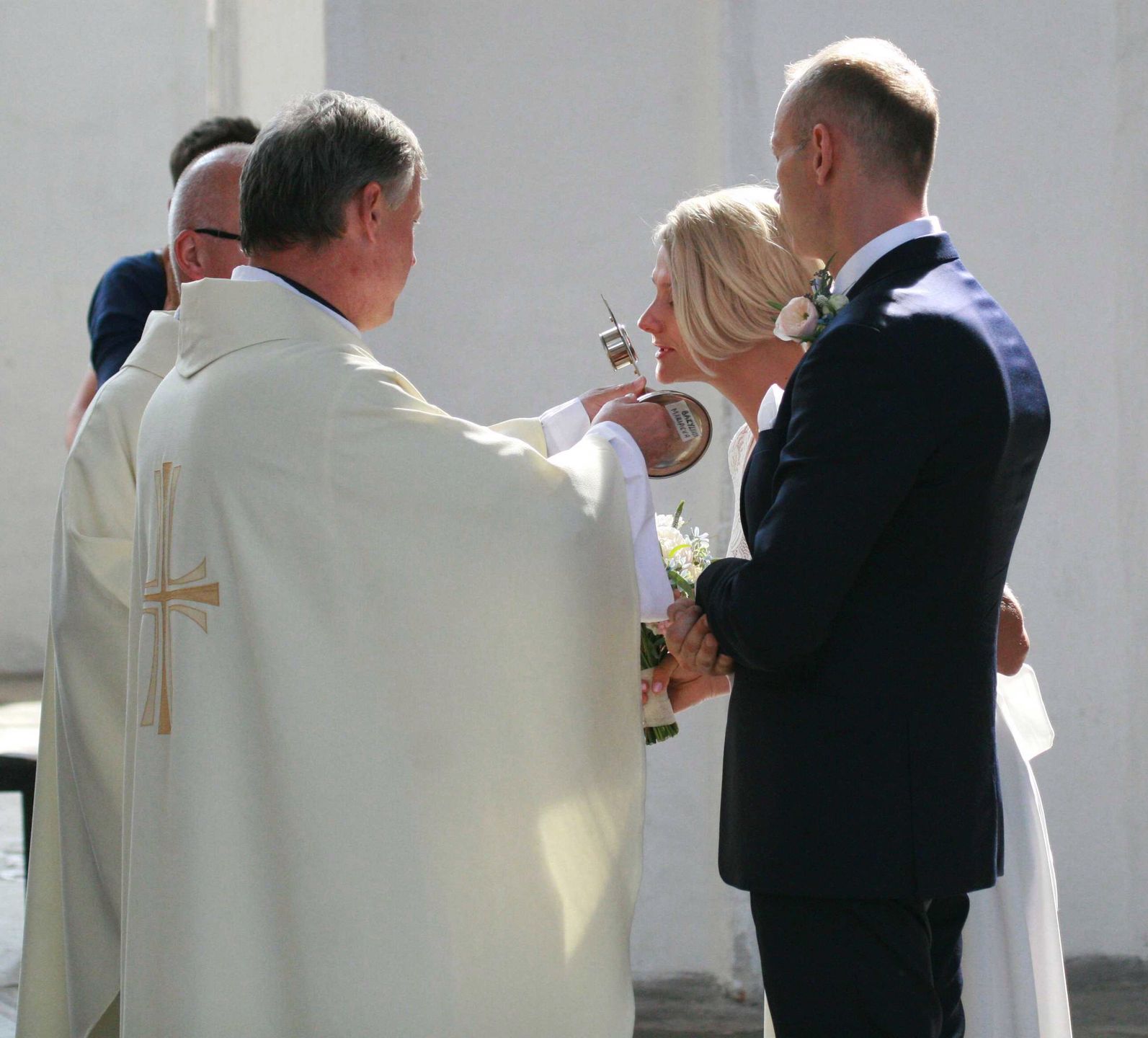 Magdalena Wałęsa wzięła ślub. Jej mężem jest Lech Kaźmierczyk (po ślubie Lech Wałęsa)
