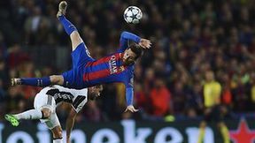 Bolesne lądowanie Messiego w meczu z Juventusem. Polała się krew