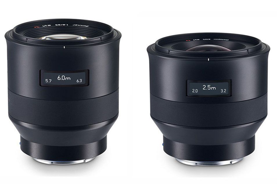 Zeiss Batis 25 mm f/2.0 i 85 mm f1.8 - stałki z autofokusem i wyświetlaczem OLED do Sony E