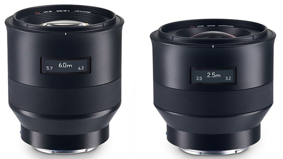 Zeiss Batis 25 mm f/2.0 i 85 mm f1.8 - stałki z autofokusem i wyświetlaczem OLED do Sony E 1
