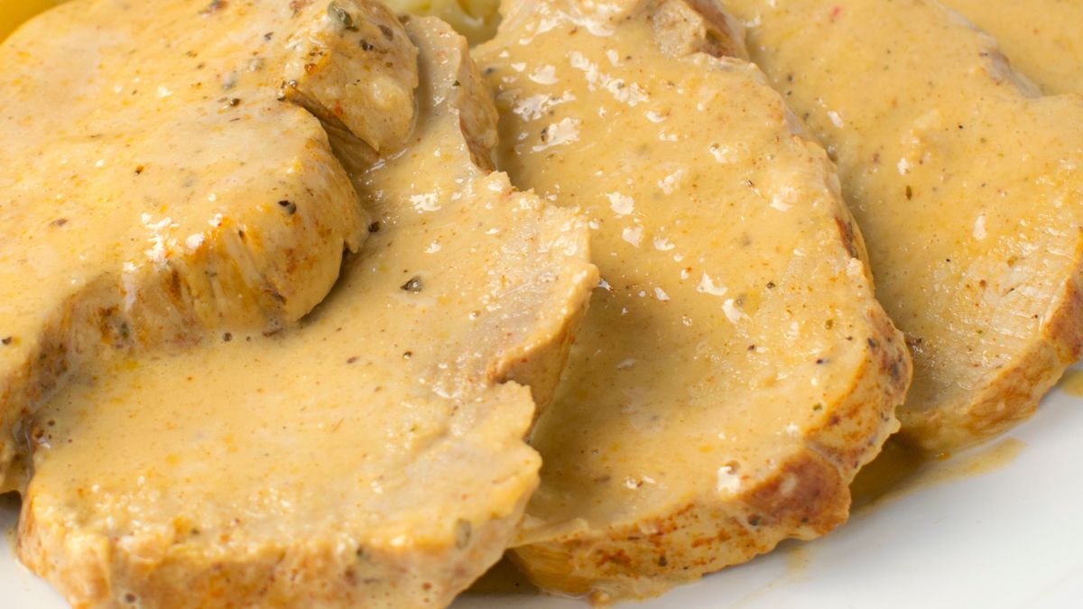 Schab w sosie chrzanowym rozpływa się w ustach