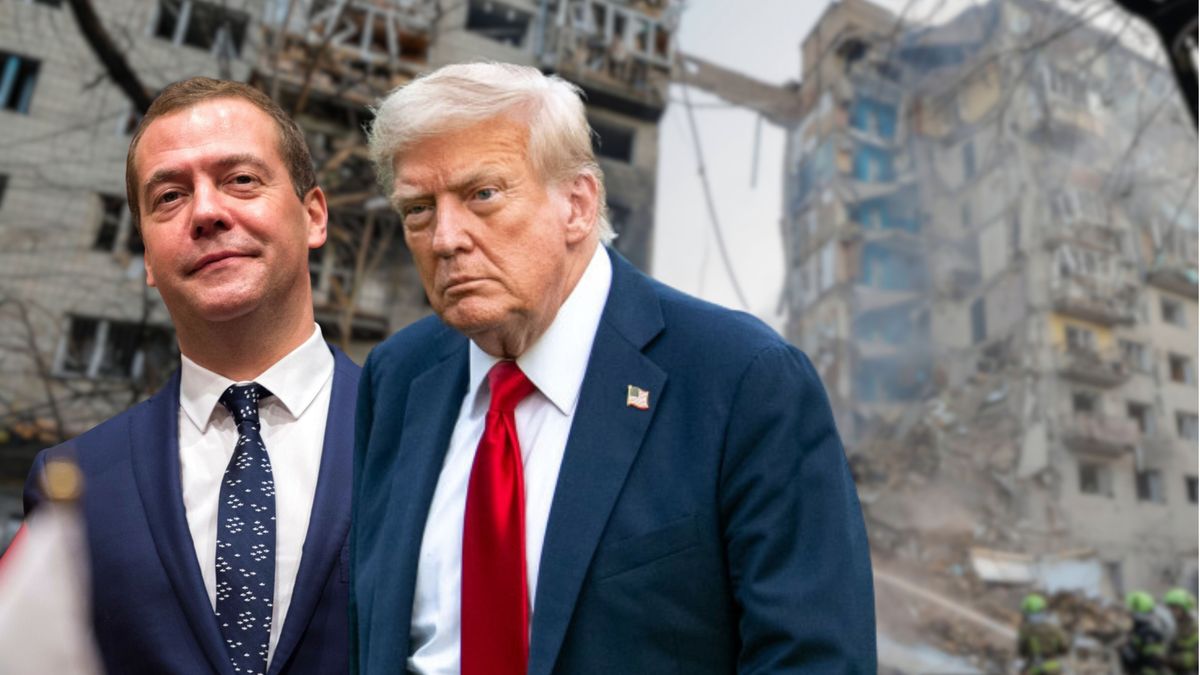 Dmitrij Miedwiediew / Donald Trump 