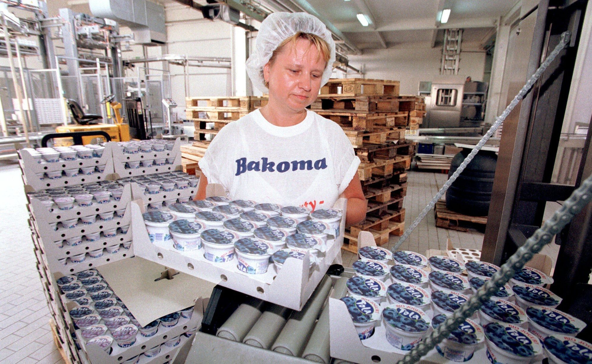 Archiwalne zdjęcie z zakładu Bakomy 
