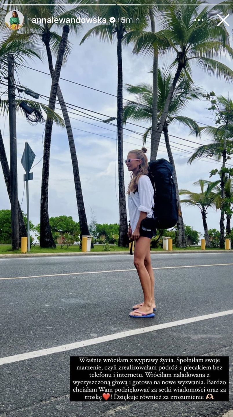 Anna Lewandowska mówi o wyprawie życia 