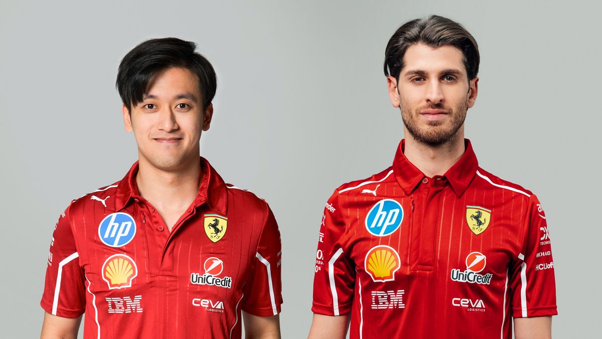 Materiały prasowe / Ferrari / Na zdjęciu: Guanyu Zhou (z lewej) i Antonio Giovinazzi