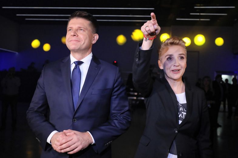 Ryszard Petru i Joanna Scheuring-Wielgus