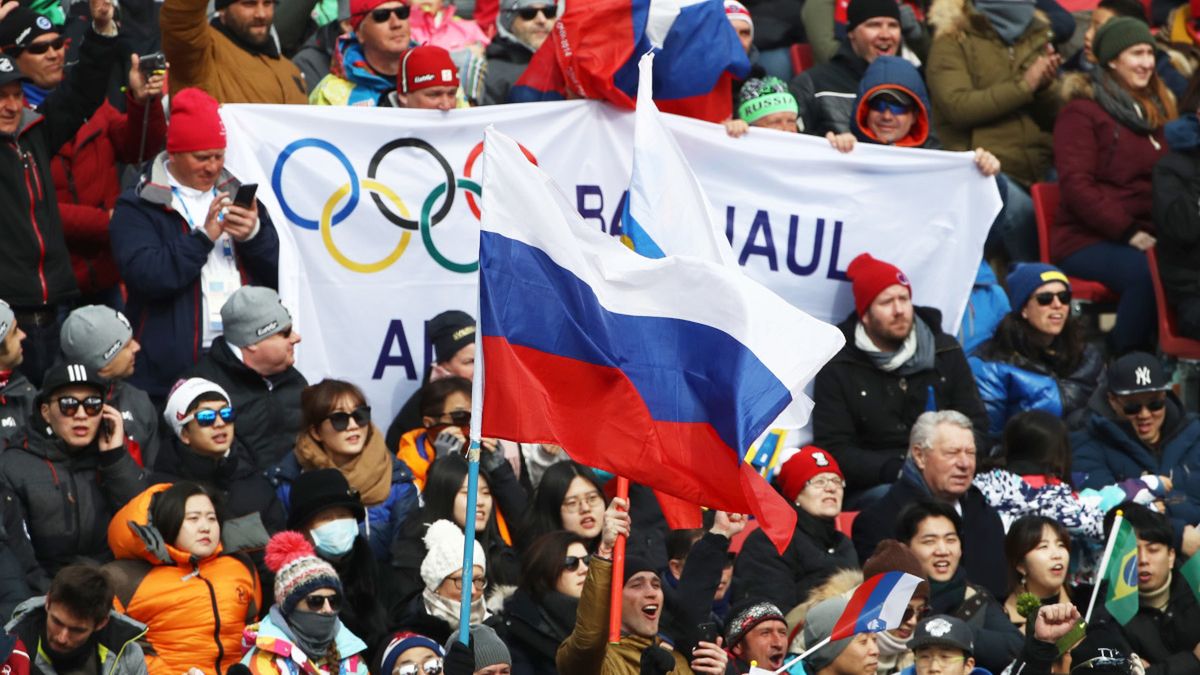 Zdjęcie okładkowe artykułu: Getty Images / Na zdjęciu: rosyjscy kibice podczas IO