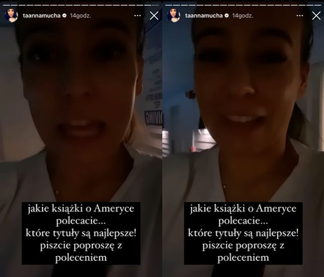 Tak Anna Mucha nadawała z USA