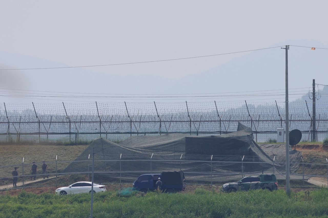 Incident at the South and North Korean border.
