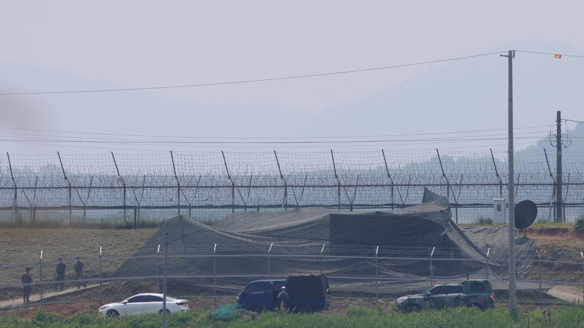 Incydent na granicy Korei Południowej  i Północnej.