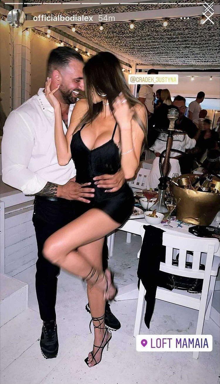 Justyna Gradek z Alexem Bodi