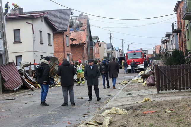 Dobrzyca. Skutki trąby powietrznej 