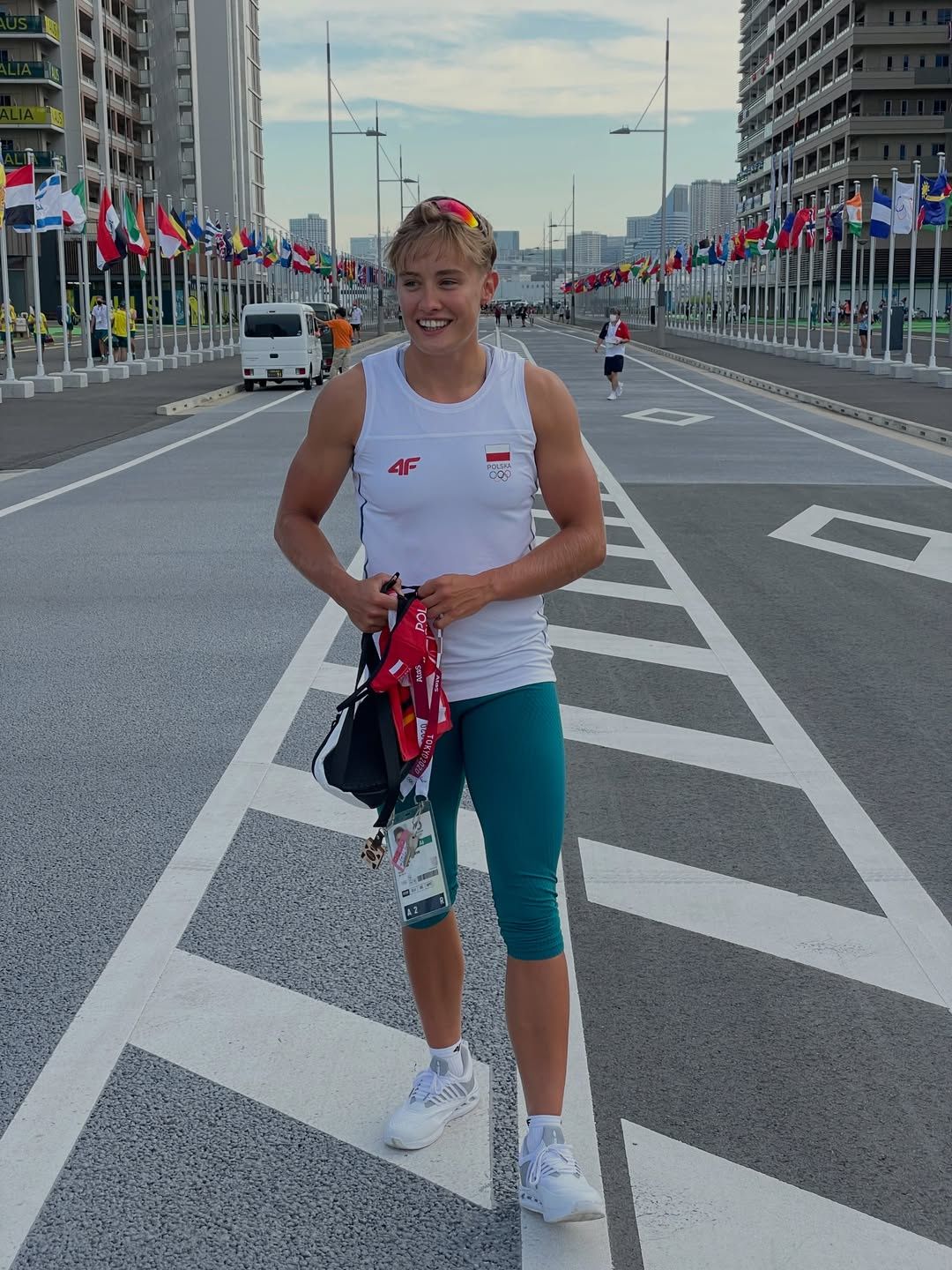 Katarzyna Zillmann opublikowała post w Dniu Flagi 