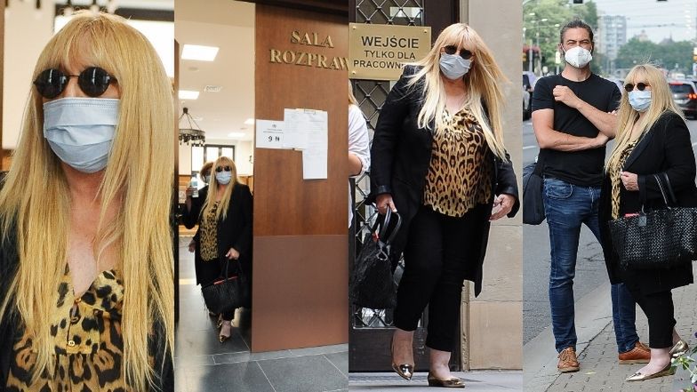 Posępna Maryla Rodowicz opuszcza salę sądową po PIĘCIU GODZINACH rozprawy