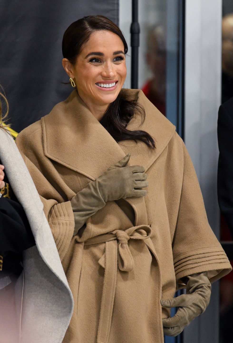 Meghan Markle i książę Harry na pokazie curlingu na wózkach inwalidzkich