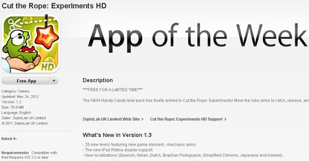 Free App of the Week – nowa promocja Apple?