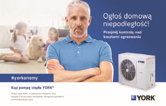 York kampanią zachęca do instalowania pomp ciepła