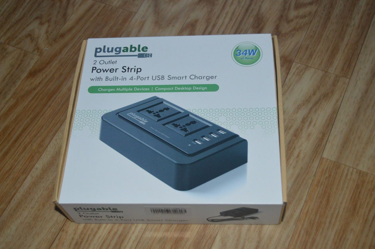 Plugable 2-Outlet Desktop Power Strip