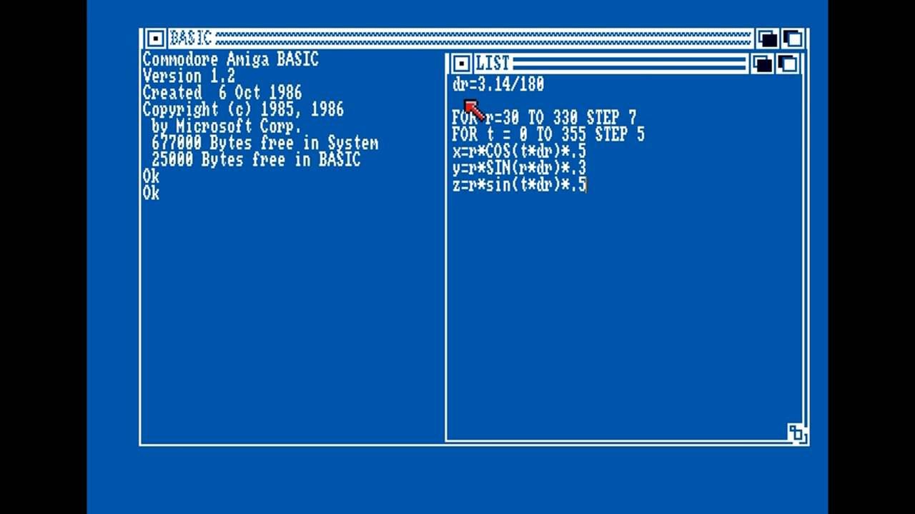 Microsoft Amiga BASIC