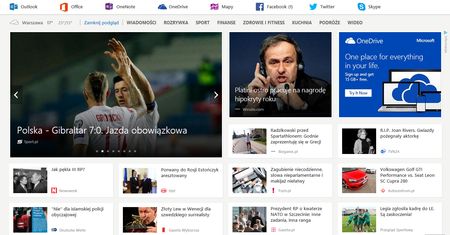 Nowa strona MSN to jeszcze lepsza integracja z usługami i aplikacjami Microsoftu