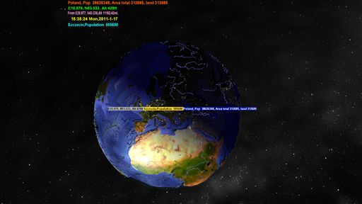 3D World Map