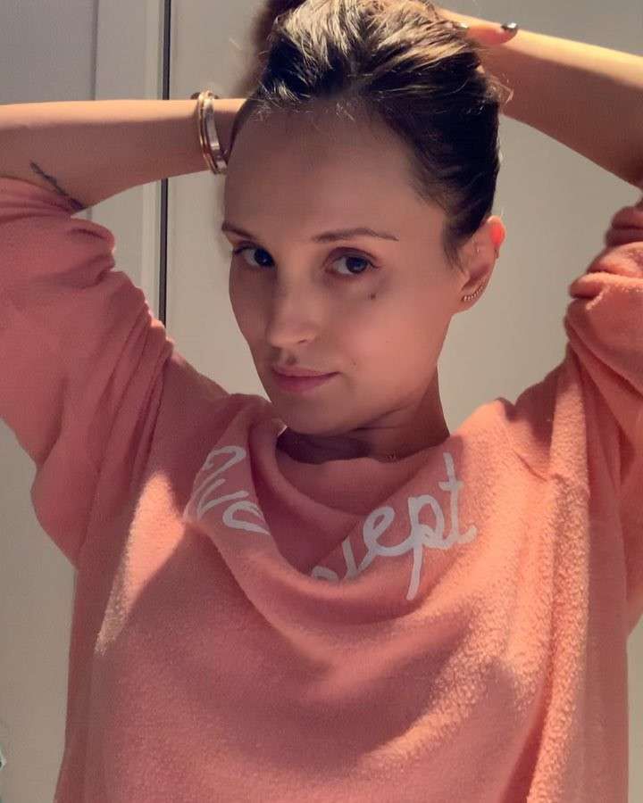 Marina Łuczenko bez makijażu