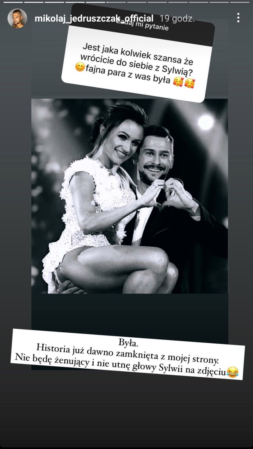 Mikołaj Jędruszczak komentuje związek z Sylwią Madeńską