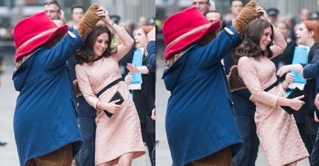 Ciężarna księżna Kate, książę Harry i Miś Paddington w Londynie (ZDJĘCIA)