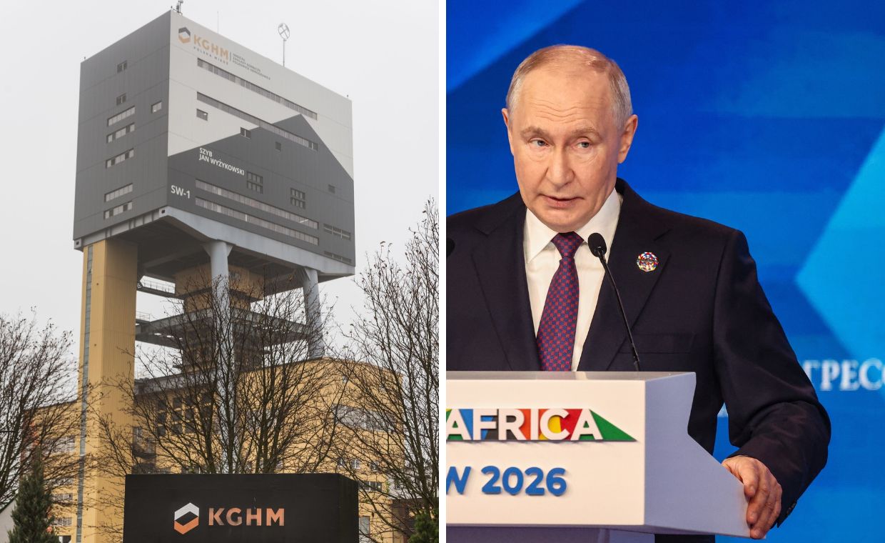 Image accompanying Działo się w nocy. Wstrząs w kopalni KGHM, Putin grozi Europie, from WP Wiadomości